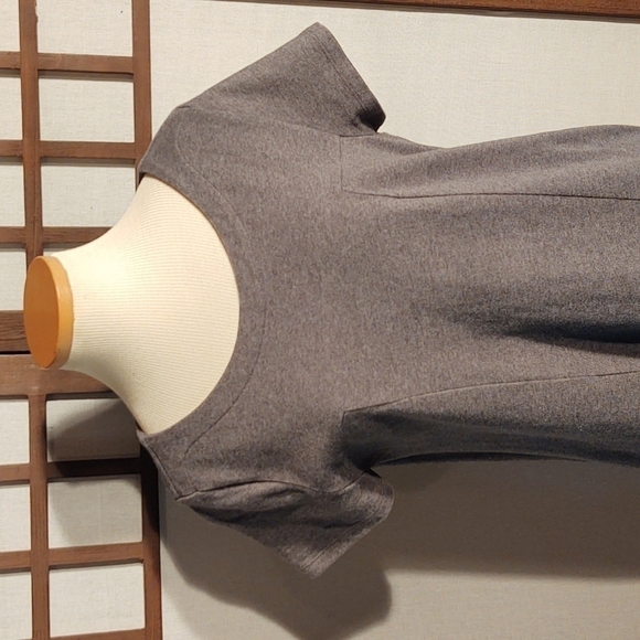 Gap Designed & Crafted Gray Sweatshirt Dress Sz M - Picture 2 of 10
